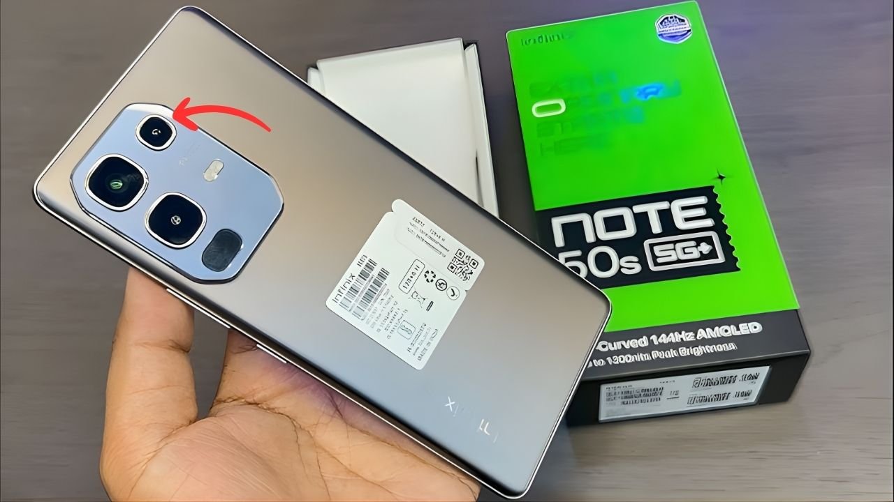 Infinix Note 50s 5G+: Slim Design, 144Hz Display, and Long-Lasting Battery at an Affordable Price